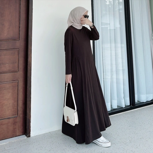 Image of DEILE DRESS - DARK CHOCO