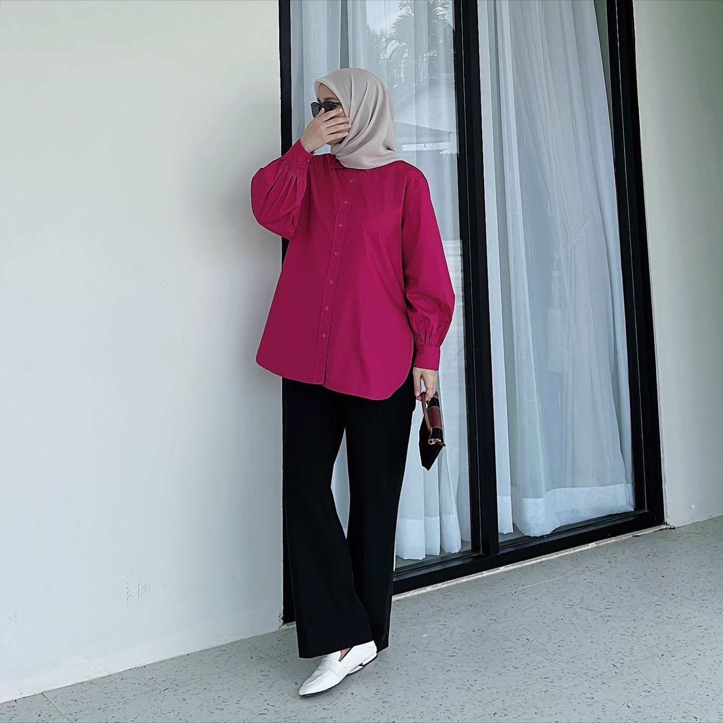 KIYONA SHIRT - FUCHSIA