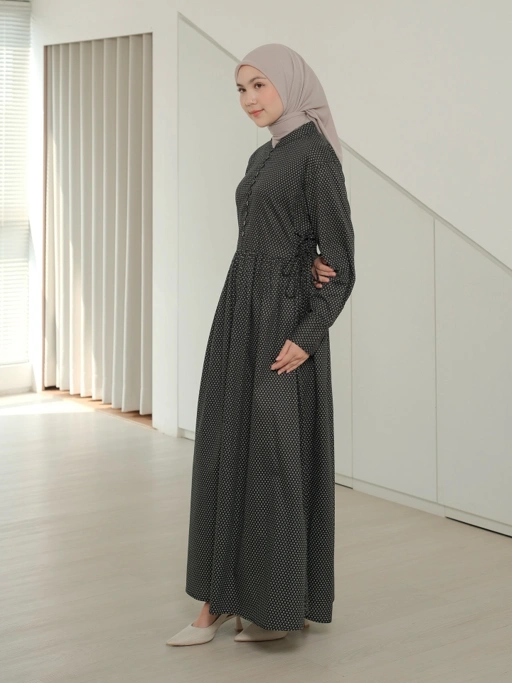 Image of FLEURA DRESS - BLACK