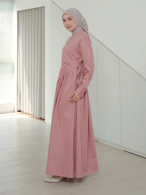 Image of FLEURA DRESS - DEEP ROSE