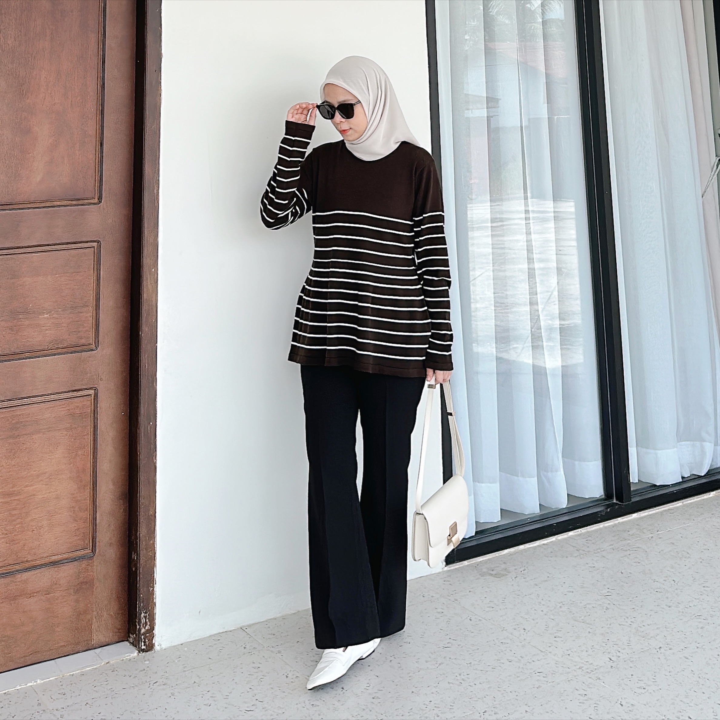 HAYDEN KNIT TOP - COFFE