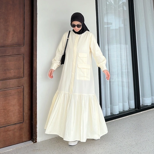 Image of BLAIRE DRESS - BUTTER