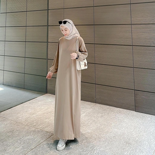 Image of MOA DRESS - TAUPE