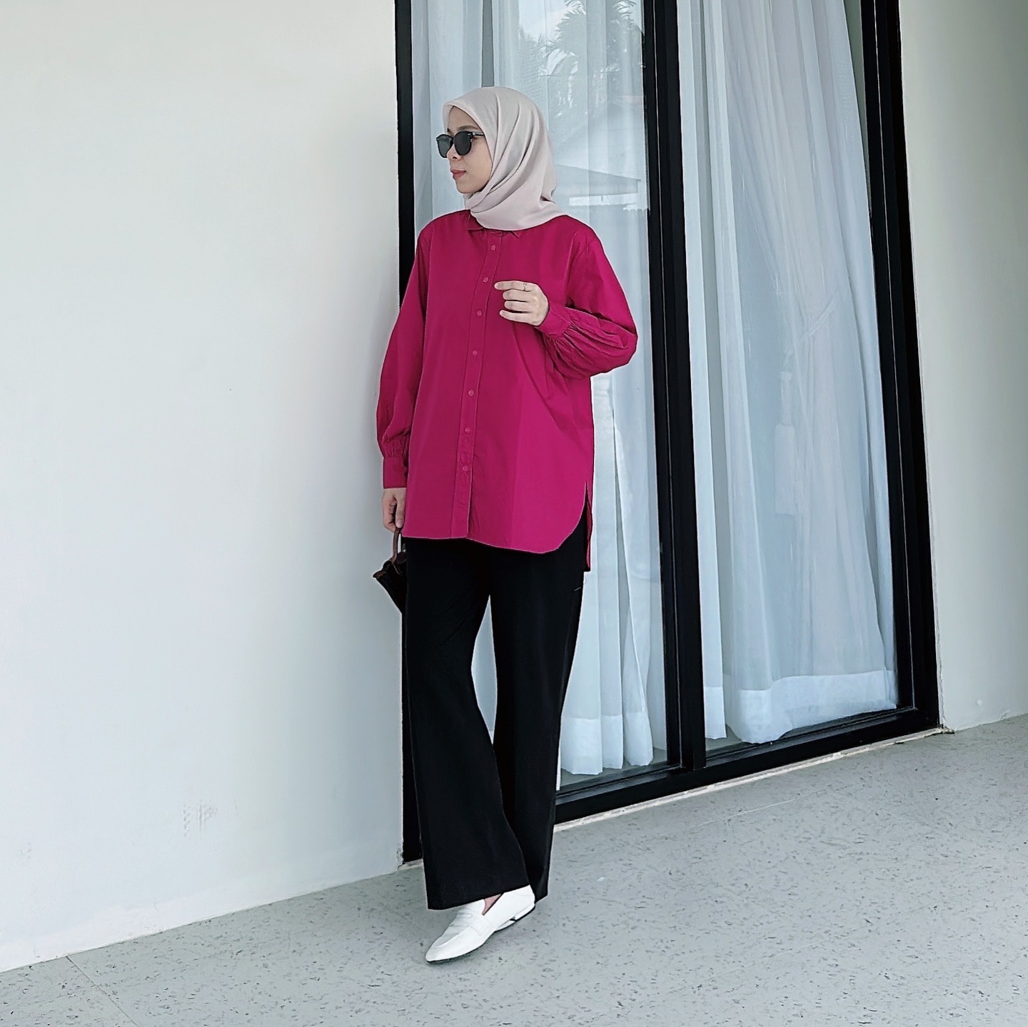 KIYONA SHIRT - FUCHSIA