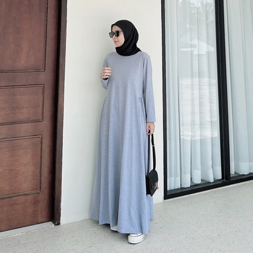 Image of DEILE DRESS - GRAY