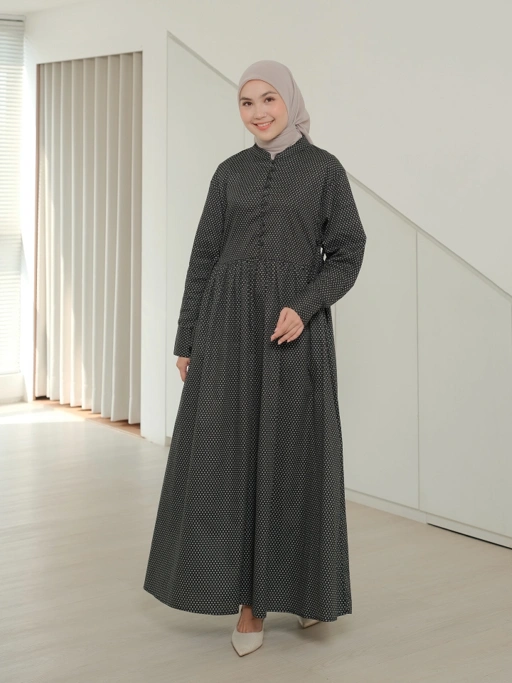 Image of FLEURA DRESS - BLACK