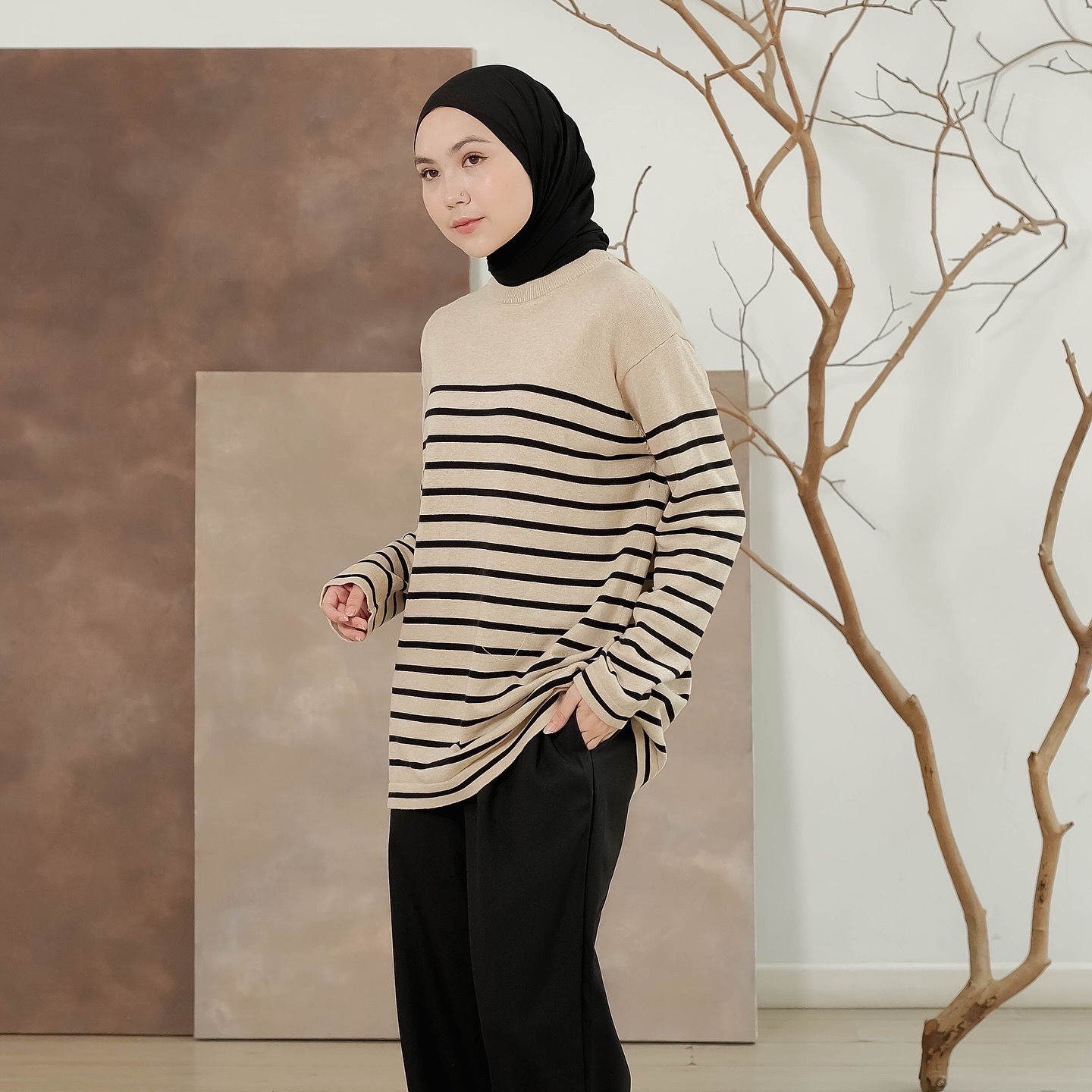 NADA KNIT TOP - CREAM