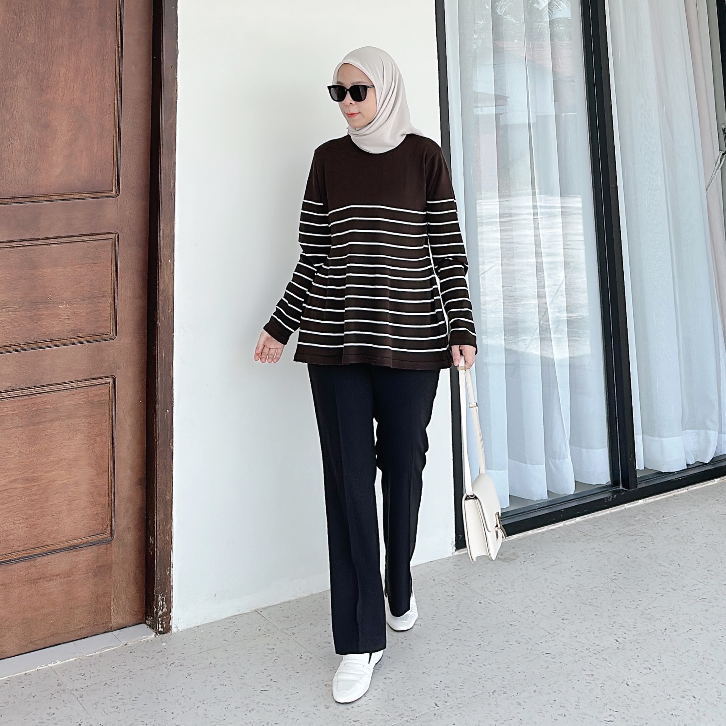 HAYDEN KNIT TOP - COFFE