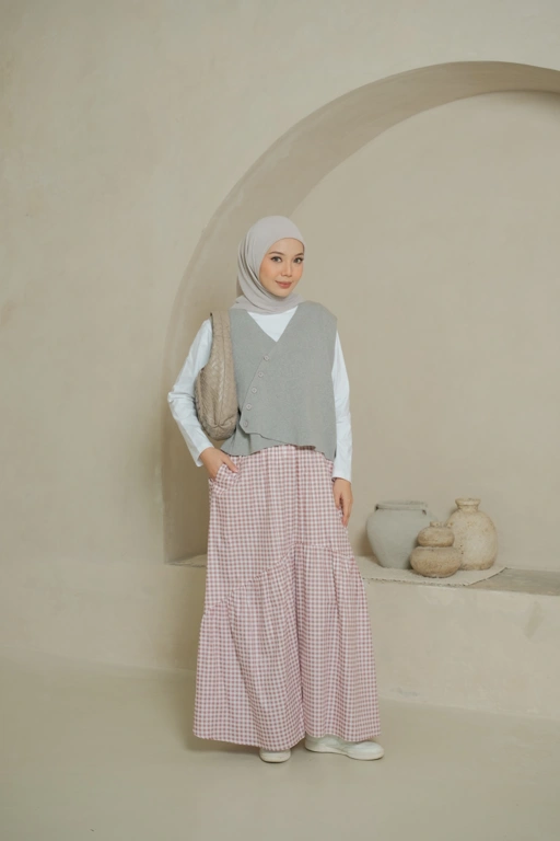 Image of SYANA SKIRT - DUSTY PINK