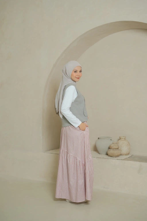 Image of SYANA SKIRT - DUSTY PINK