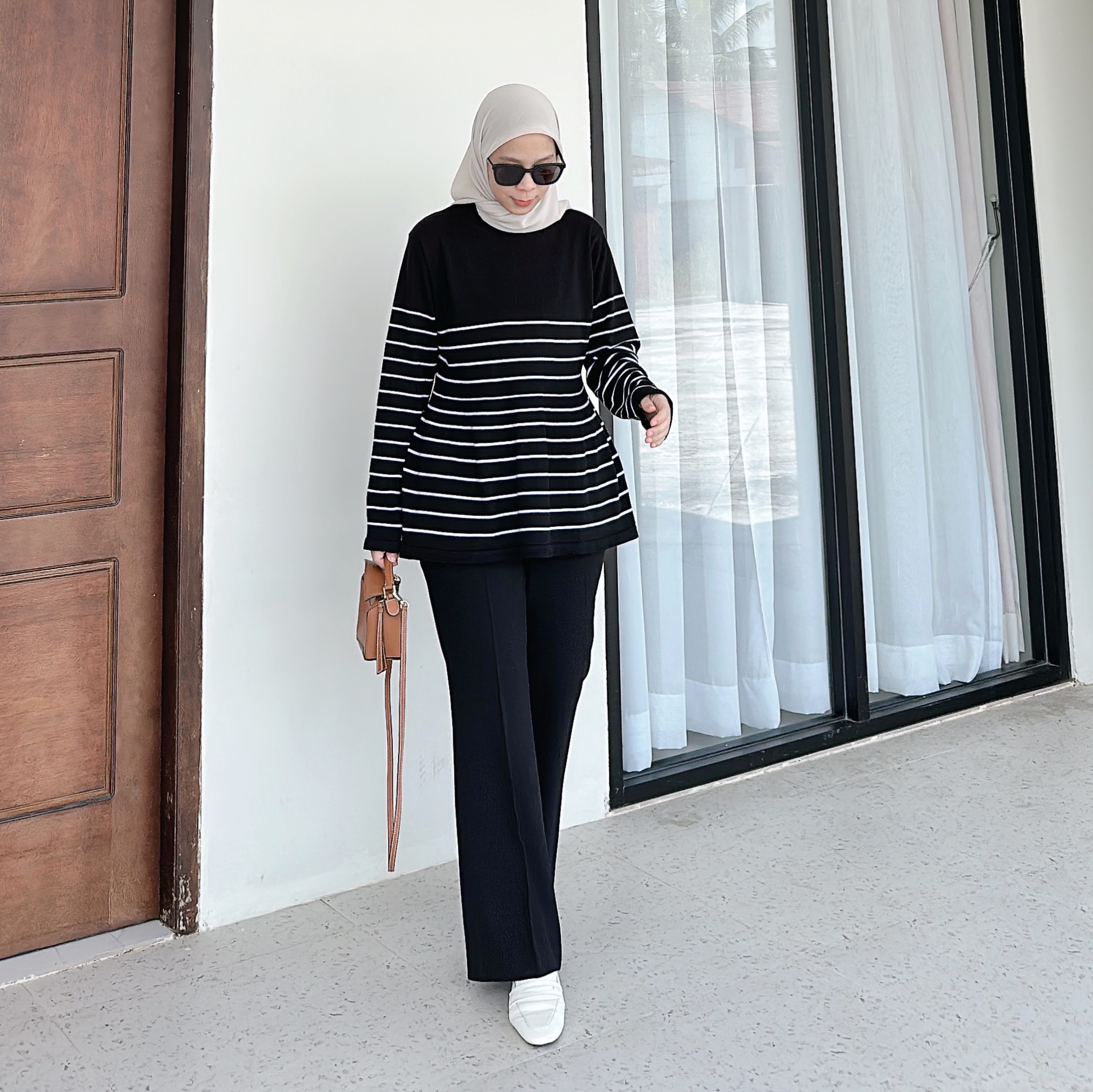 HAYDEN KNIT TOP - BLACK