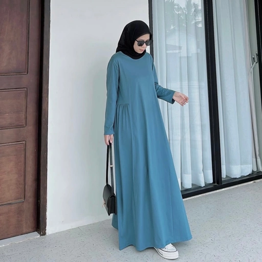 Image of DEILE DRESS - MINERAL BLUE