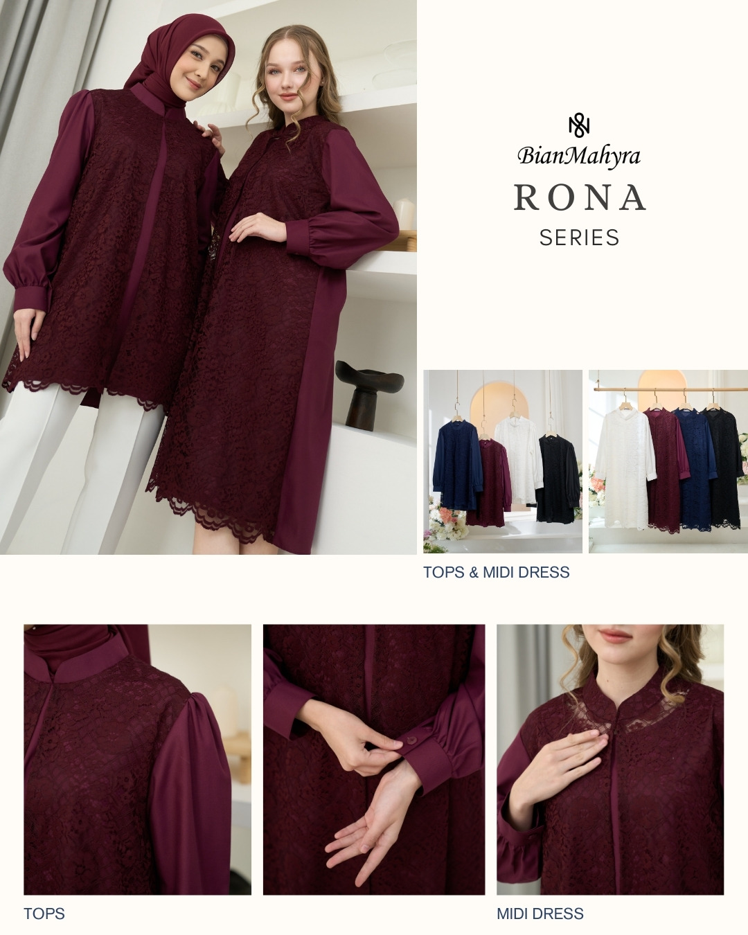 Rona Series (Tops & Midi Dress)