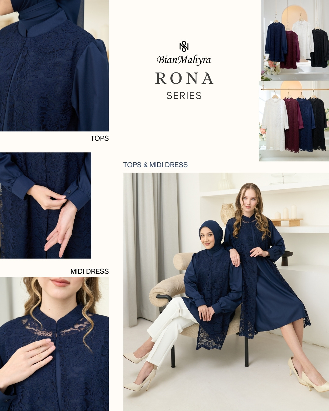 Rona Series (Tops & Midi Dress)