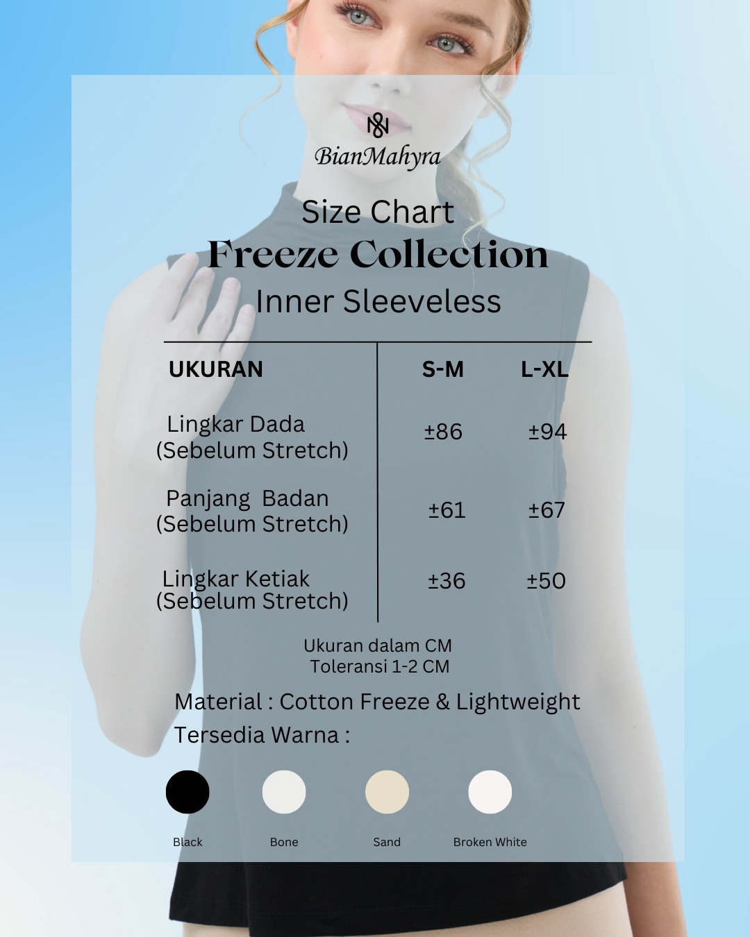 Freeze Collection Inner Sleeveless