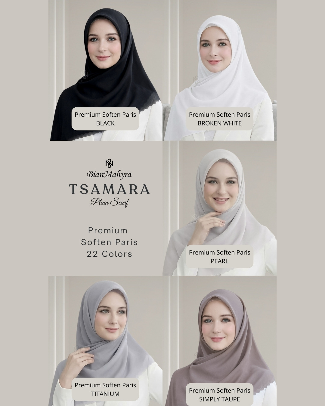 Premium Paris (Plain Scarf)