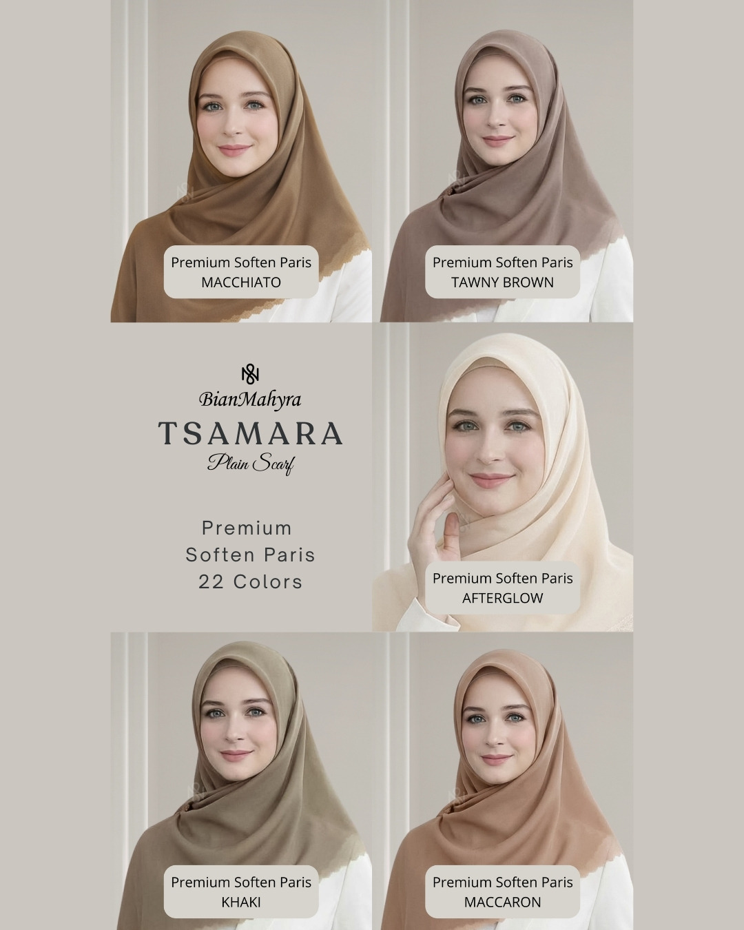 Premium Paris (Plain Scarf)