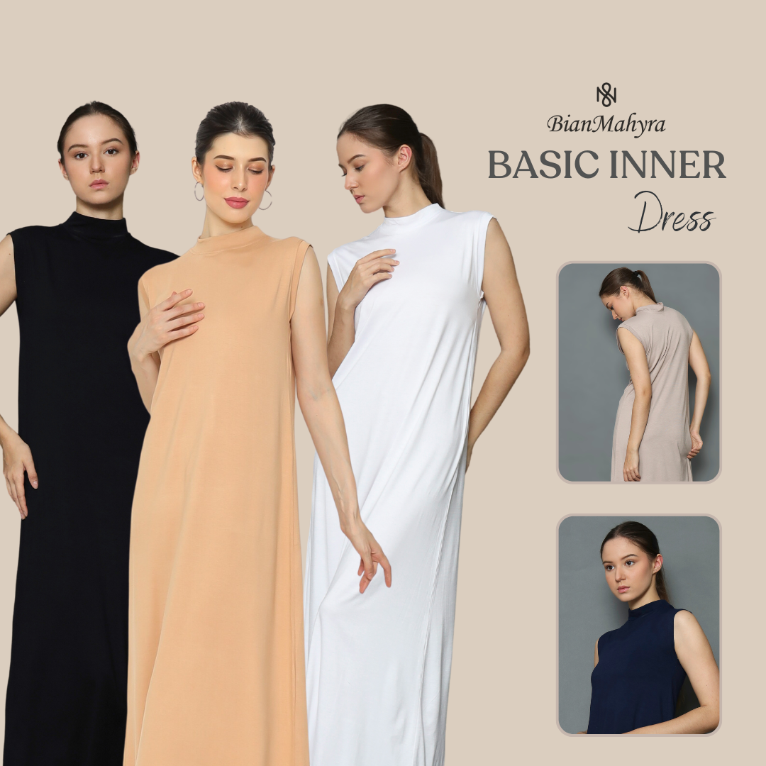 Inner Dress Tanpa Lengan