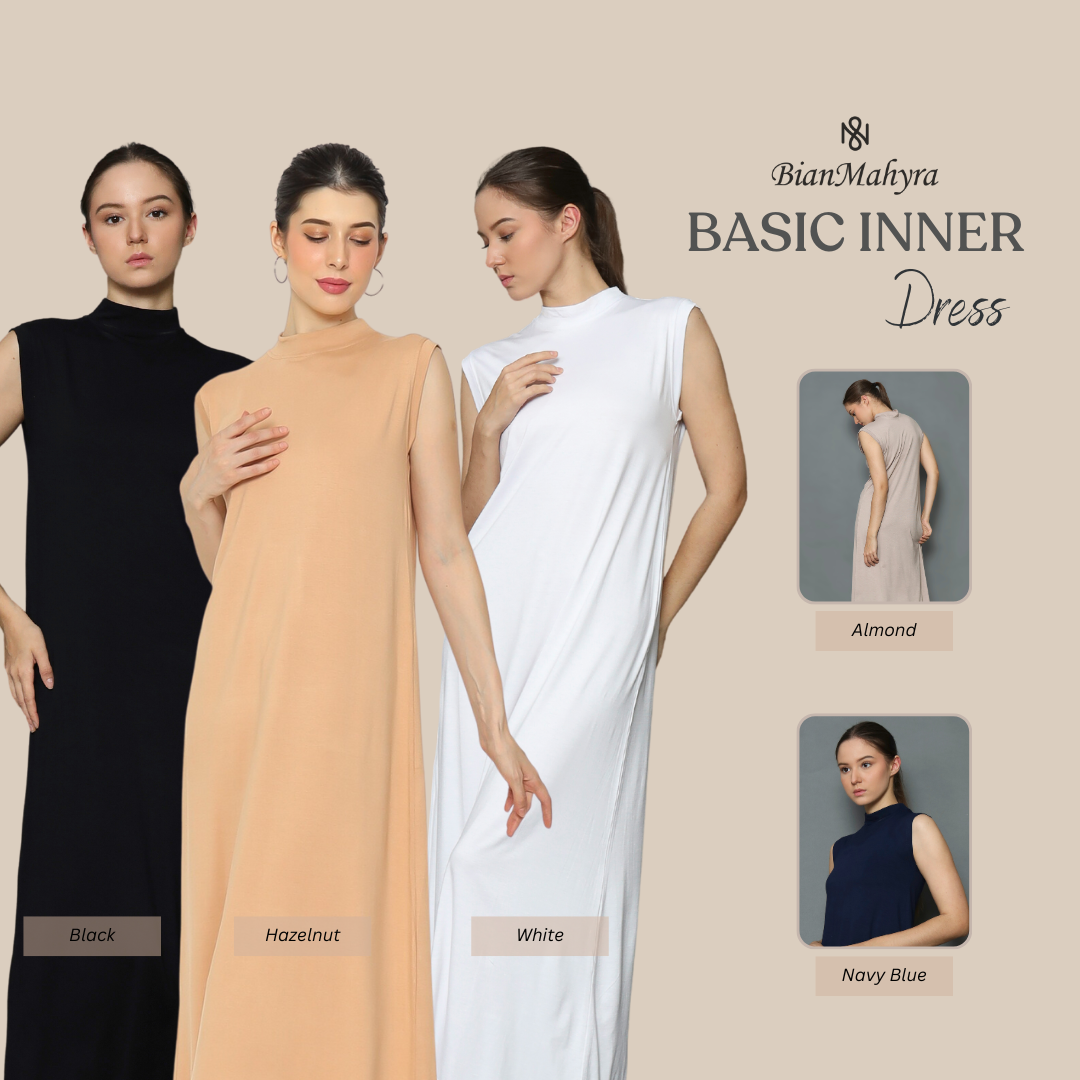 Inner Dress Tanpa Lengan