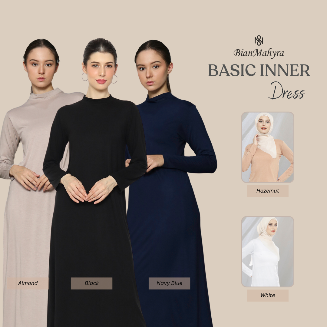 Inner Dress Lengan Panjang
