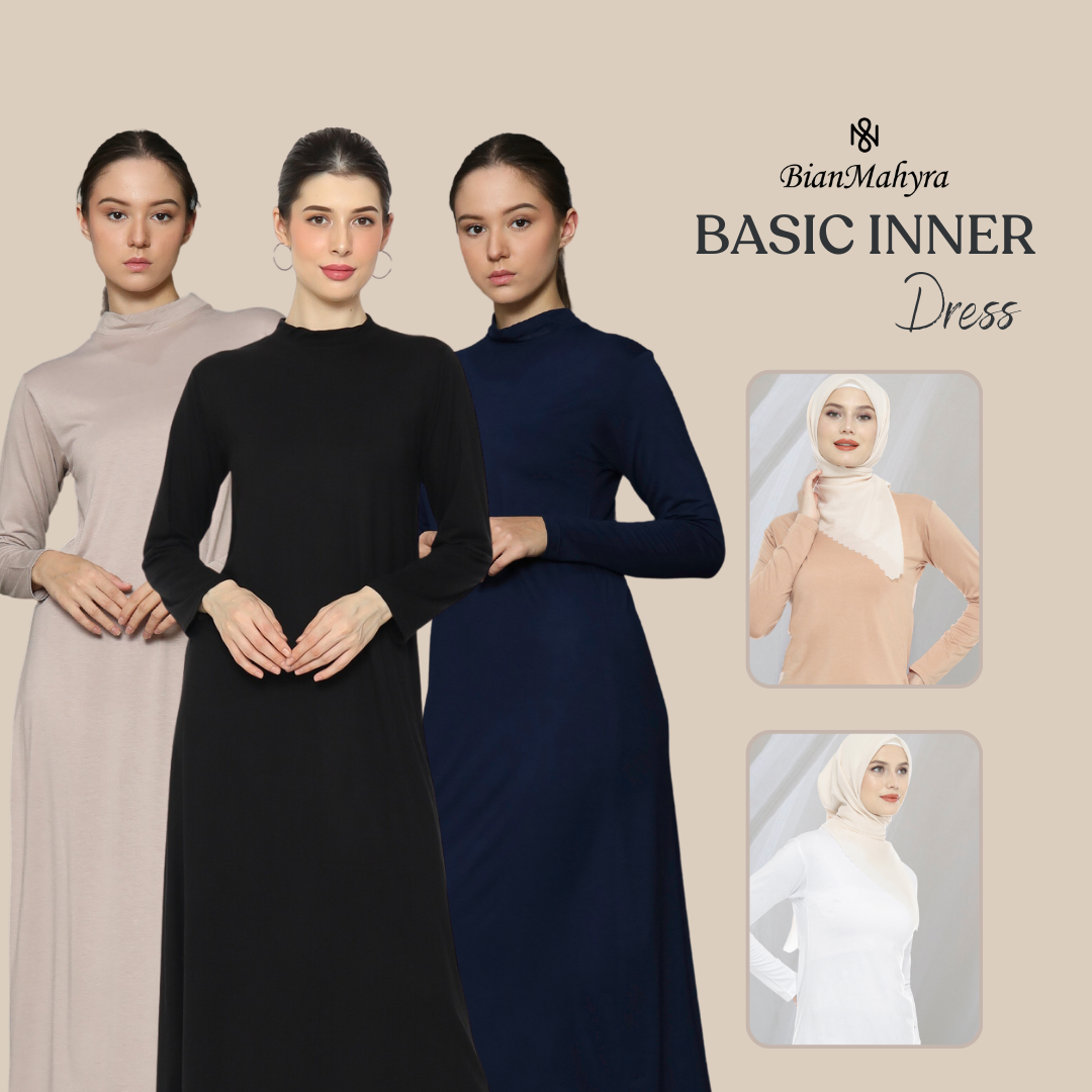 Inner Dress Lengan Panjang