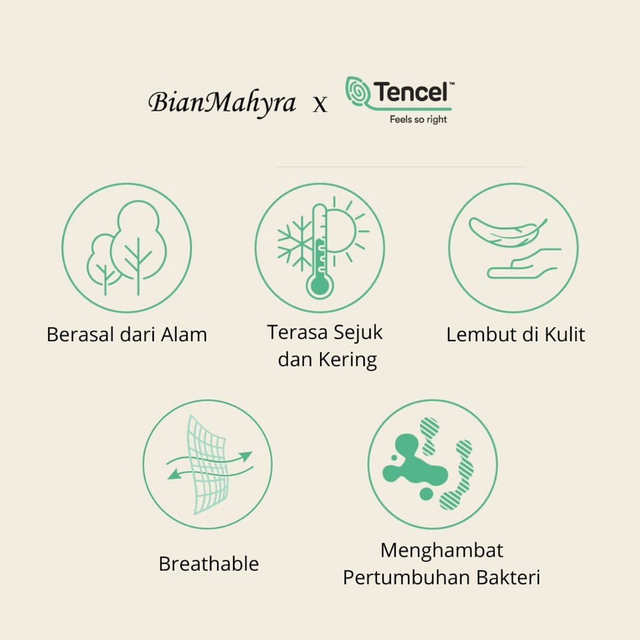 BianMahyra x TENCEL™ Inner Ciput