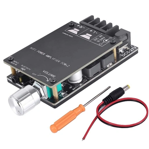 Image of ZK-502C TPA3116 HIFI DIGITAL POWER AMPLIFIER STEREO 50W X2 (Original Chip)