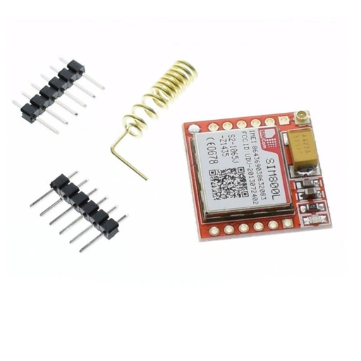 Image of SIM800L GPRS GSM MODULE MICROSIM CARD CORE BOARD QUAD-BAND TTL SERIAL