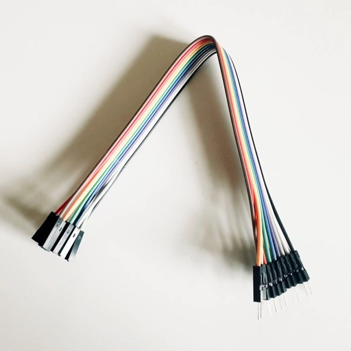 Image of KABEL JUMPER DUPONT 20CM 10 BUAH MALE - FEMALE ARDUINO UNO MEGA RASPBERRY