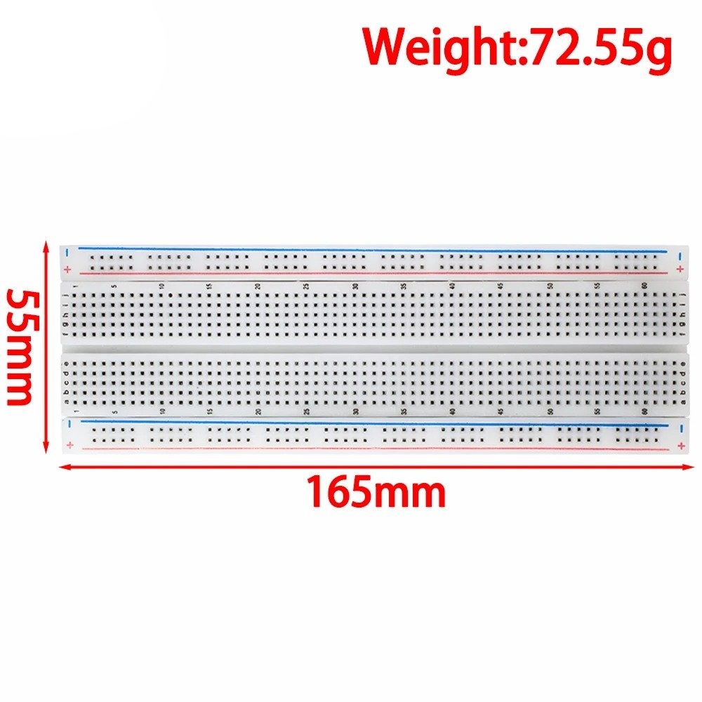 MB102 BREADBOARD 830 POINT SOLDERLESS PCB PROJECT BOARD