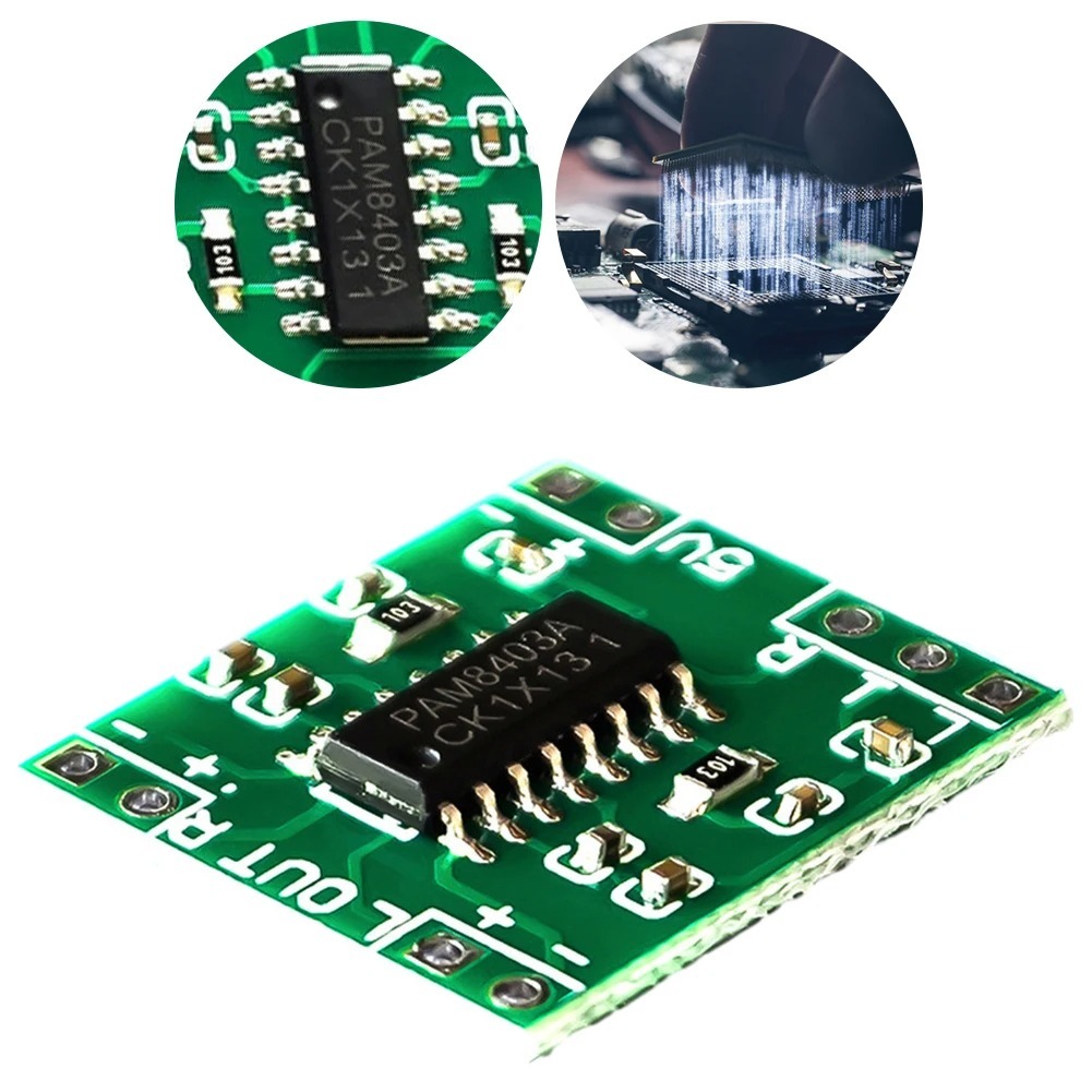 PAM8403 SUPER MINI POWER AMPLIFIER 2 X 3W KELAS D AMPLIFIER 5V DC