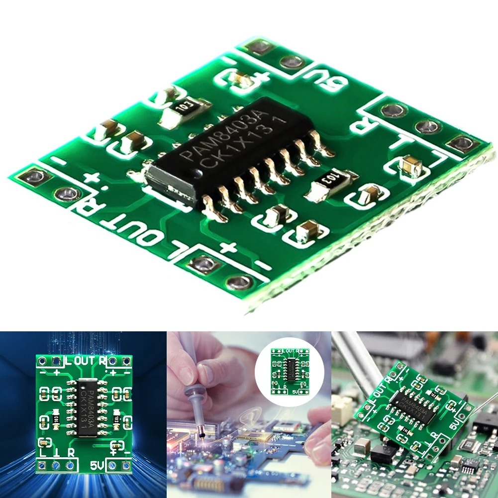 PAM8403 SUPER MINI POWER AMPLIFIER 2 X 3W KELAS D AMPLIFIER 5V DC
