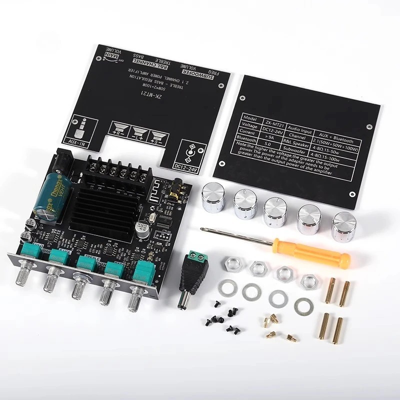 ZK TB21 2.1 Channel BT5.0 Digital Power Amplifier Modules with TPA3116D2 Chip
