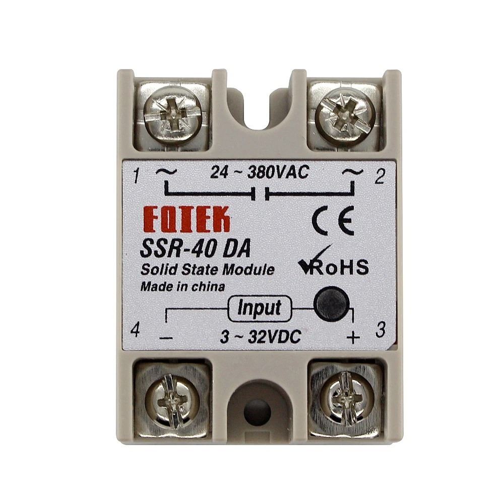 Fotek Solid State Relay Single Phase SSR SSR-40DA DC to ke AC