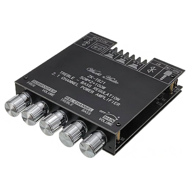 ZK TB21 2.1 Channel BT5.0 Digital Power Amplifier Modules with TPA3116D2 Chip