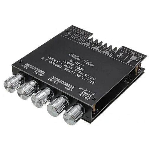Image of ZK TB21 2.1 Channel BT5.0 Digital Power Amplifier Modules with TPA3116D2 Chip