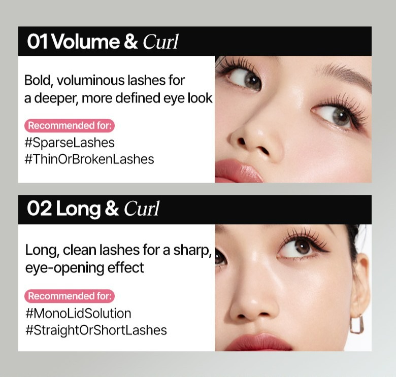 Double Effect Super Fix Mascara (Volume and Curl / Long and Curl)