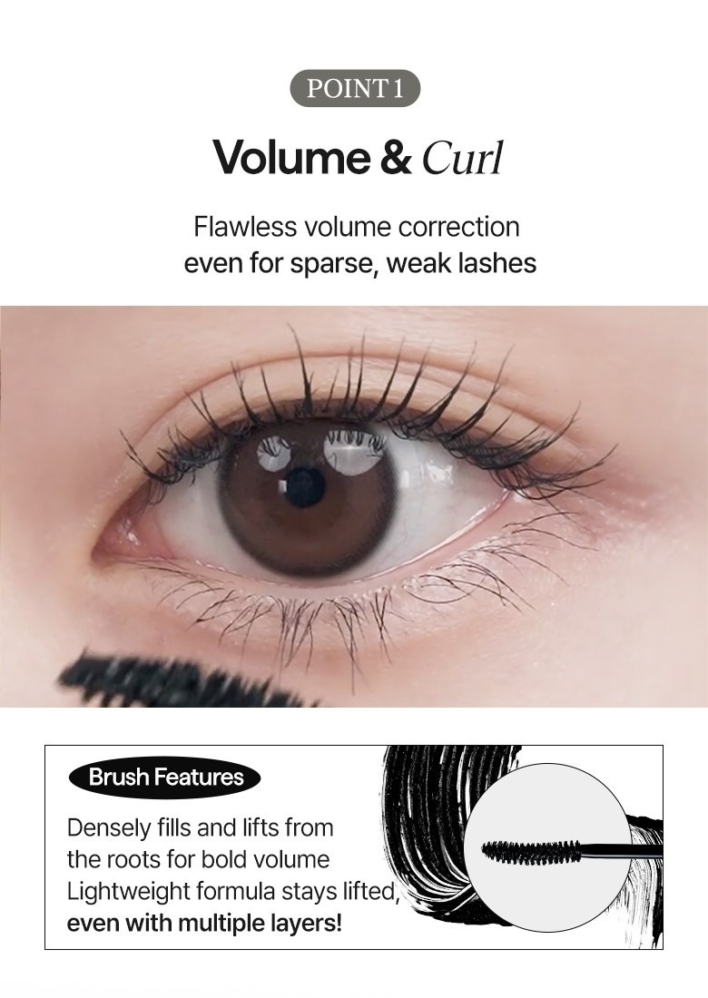 Double Effect Super Fix Mascara (Volume and Curl / Long and Curl)
