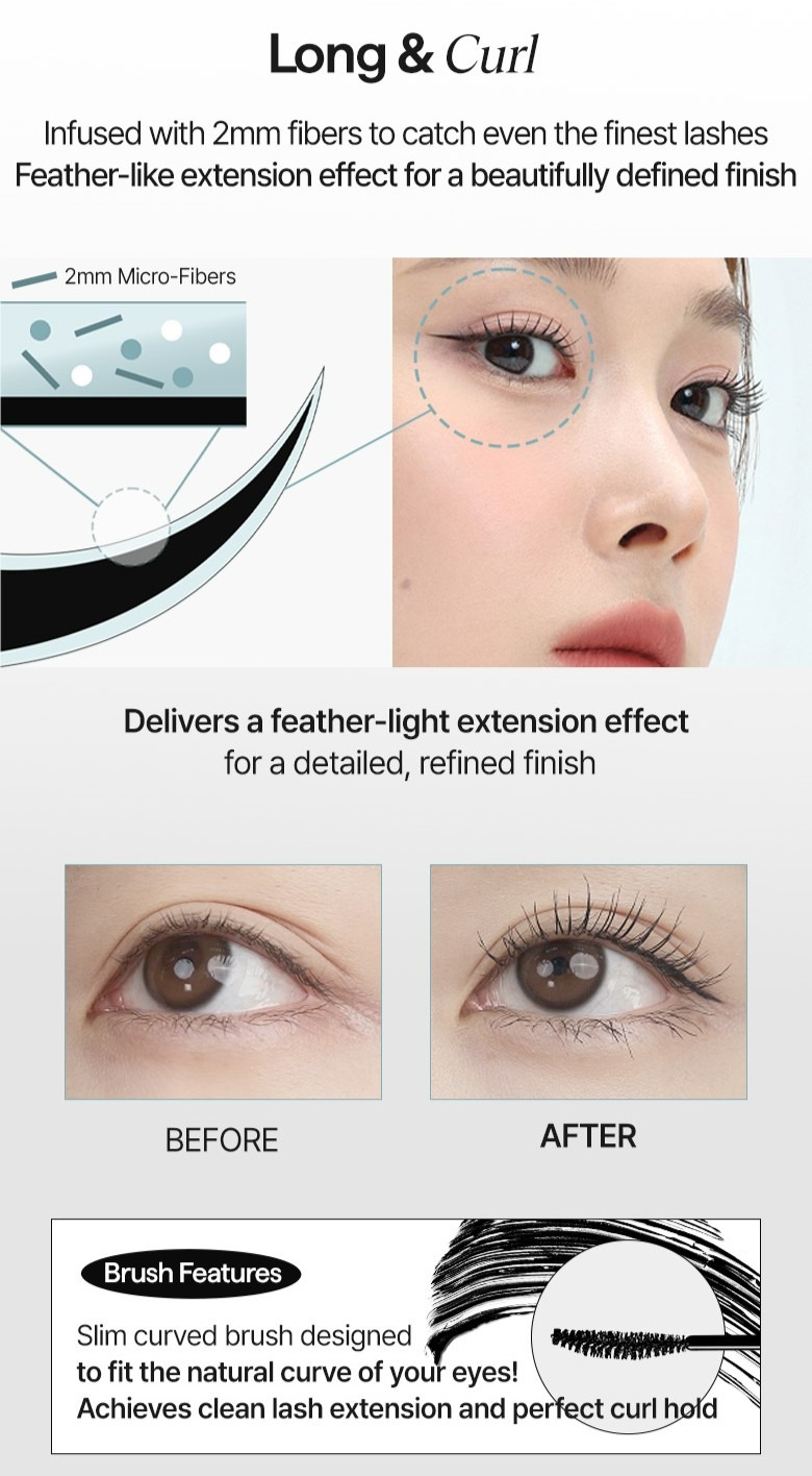 Double Effect Super Fix Mascara (Volume and Curl / Long and Curl)