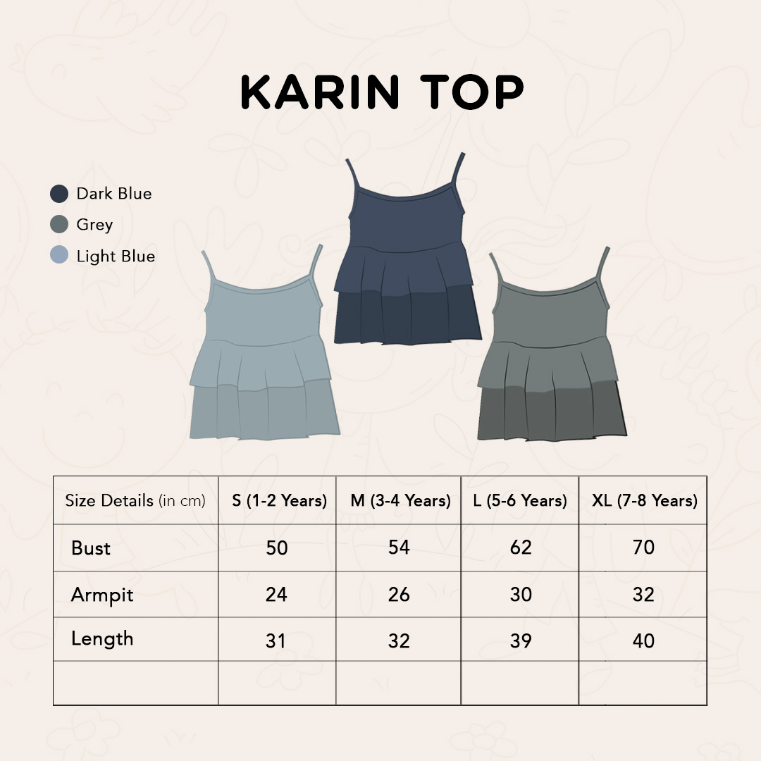 One Set Kenny Pants Kids + Karin Top Kids | Denim Pants dan Atasan Anak Perempuan | Usia 1-8 Tahun | Celana Jeans dan Atasan Anak | Tutu Kids