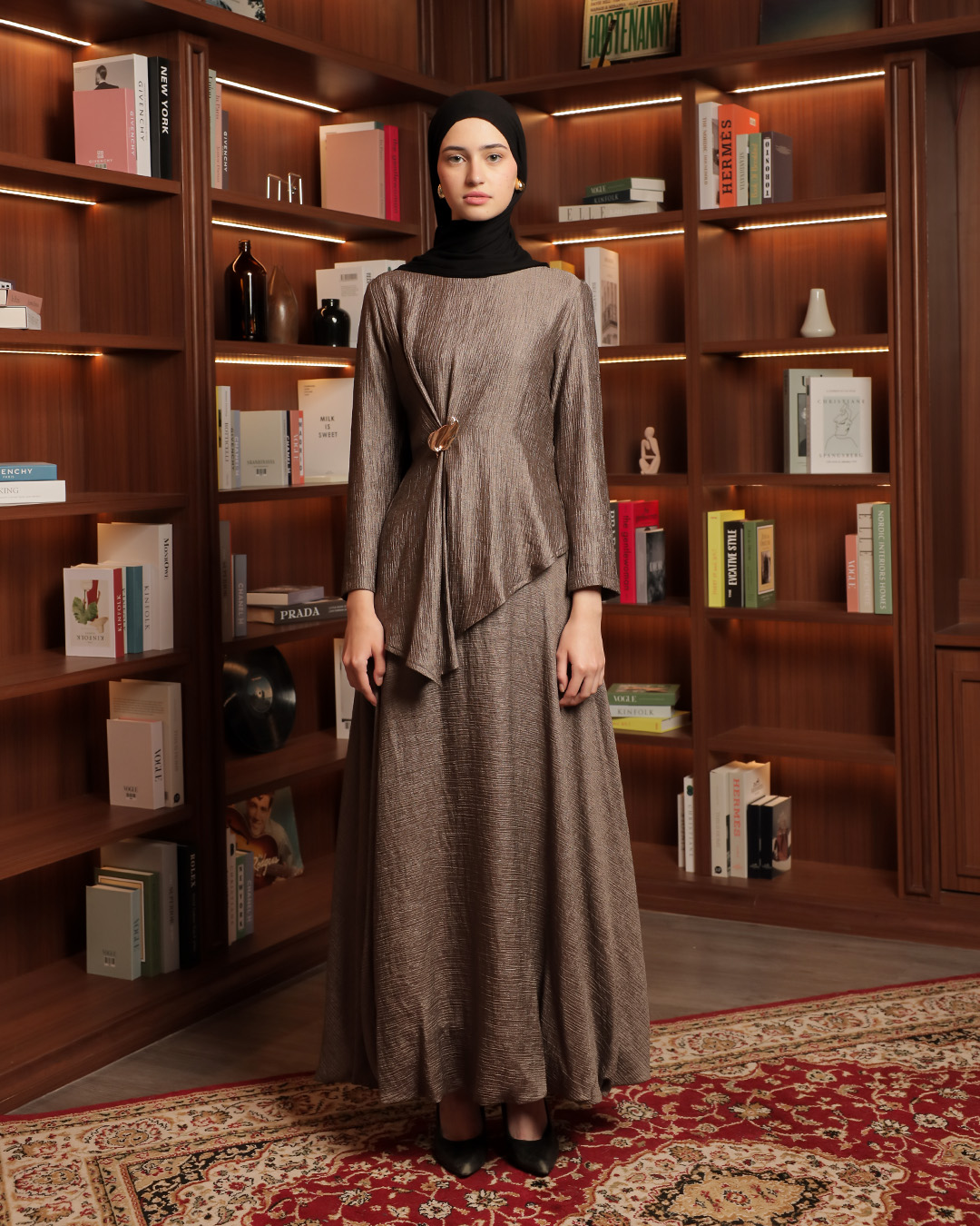 [Tutuloph] Ranya Skirt | Rok Panjang Elegan Pinggang Karet | Raya Collection | Regular Casual Big Size