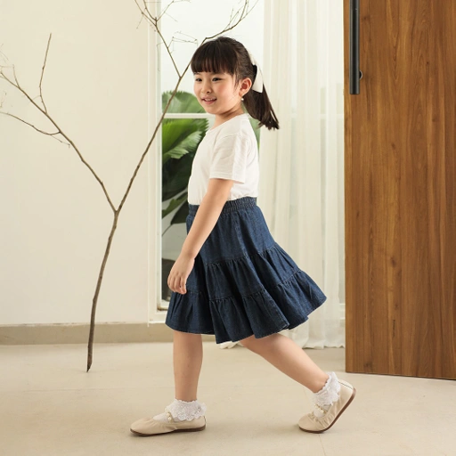 Image of Myra Skirt Kids | Rok Ruffle Anak Perempuan | Usia 1-10 Tahun | Bawahan Anak Perempuan |  Fashion Anak | TutuKids
