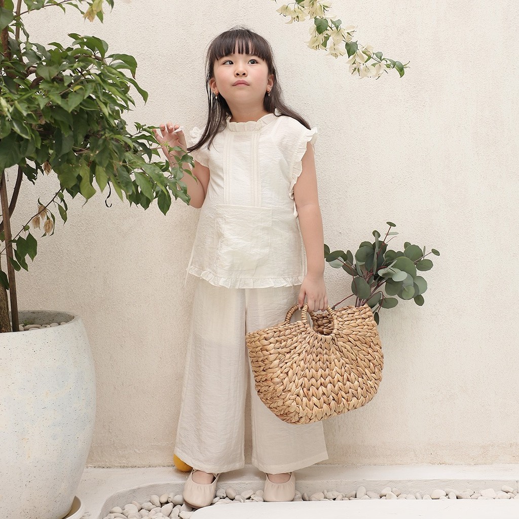 Calisa Pants Kids | Celana Panjang Anak Perempuan | Usia 1-10 Tahun | Bawahan Anak Perempuan |  Fashion Anak | TutuKids