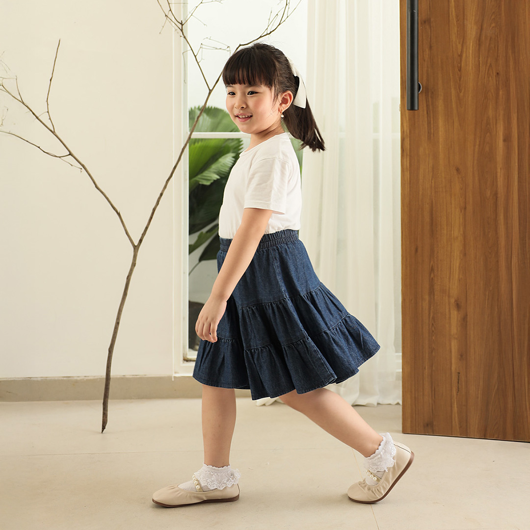Myra Skirt Kids | Rok Ruffle Anak Perempuan | Usia 1-10 Tahun | Bawahan Anak Perempuan | Fashion Anak | TutuKids