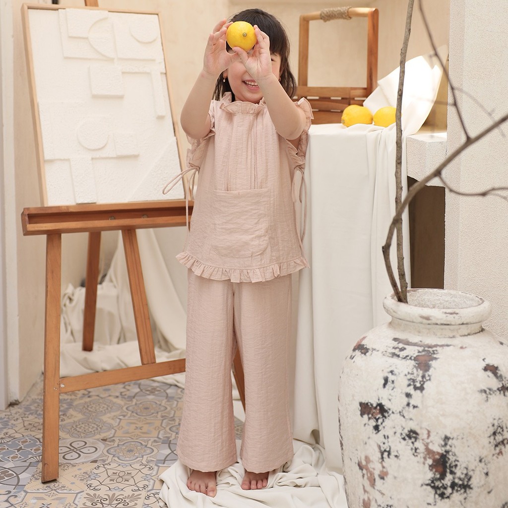 Calisa Pants Kids | Celana Panjang Anak Perempuan | Usia 1-10 Tahun | Bawahan Anak Perempuan |  Fashion Anak | TutuKids