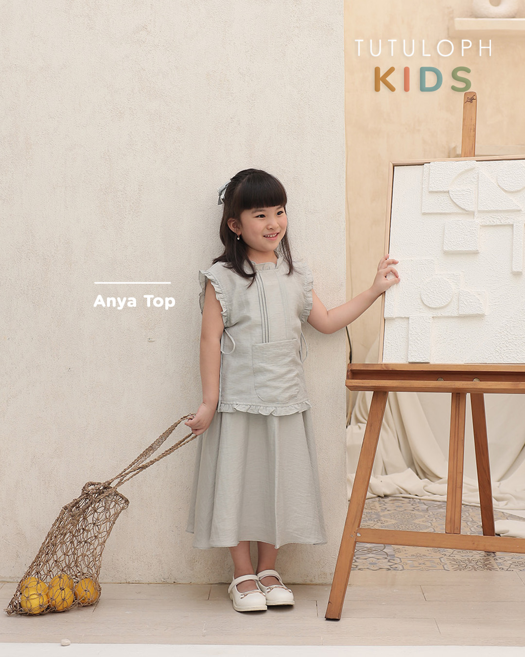 Anya Top Kids | Blouse Anak Perempuan | Usia 1-10 Tahun | Atasan Anak Perempuan | Fashion Anak | TutuKids
