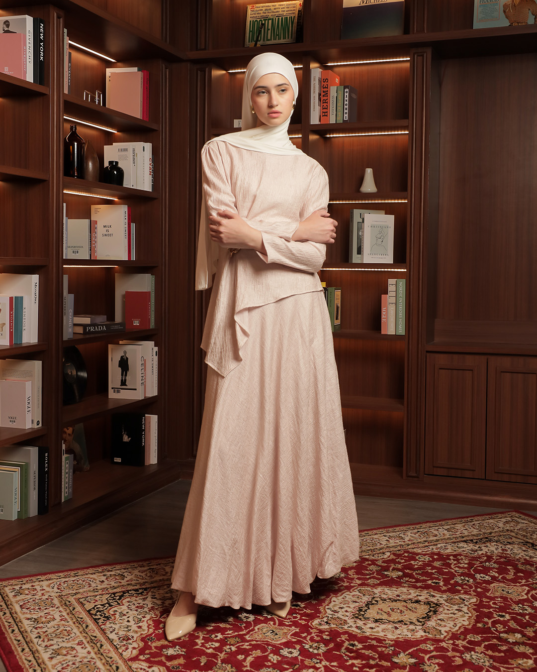 [Tutuloph] Ranya Skirt | Rok Panjang Elegan Pinggang Karet | Raya Collection | Regular Casual Big Size