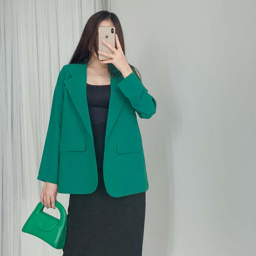 [Tutuloph] Ruby Blazer|Semi Formal Casual Blazer | Fashion Wanita Normal Jumbo Bigsize
