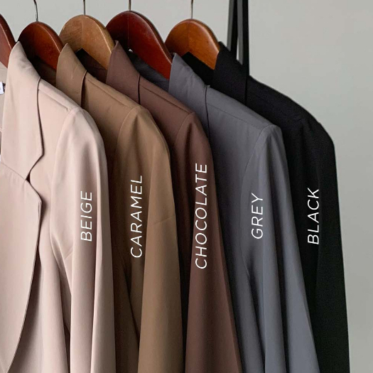 [Tutuloph] Ruby Blazer|Semi Formal Casual Blazer | Fashion Wanita Normal Jumbo Bigsize