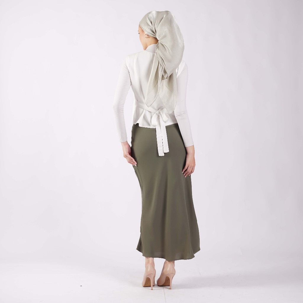 [Tutuloph] Kayesa Long Skirt | Rok Panjang Mermaid Skirt Wanita Pinggang Karet – Fit to Big Size | Rok Elegan & Nyaman untuk Look Feminim & Stylish